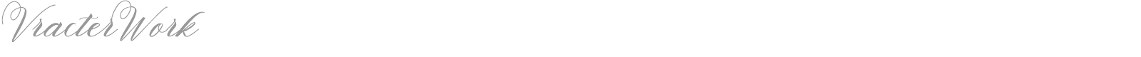Vracter Work font preview